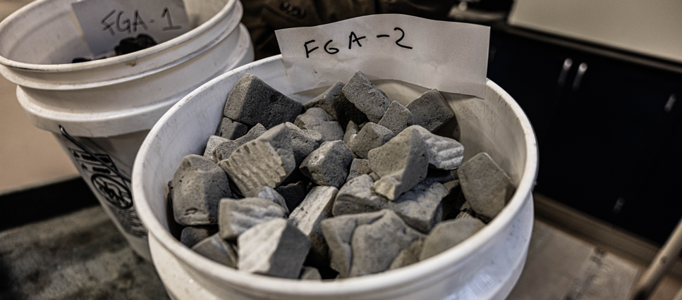 geotech lab samples