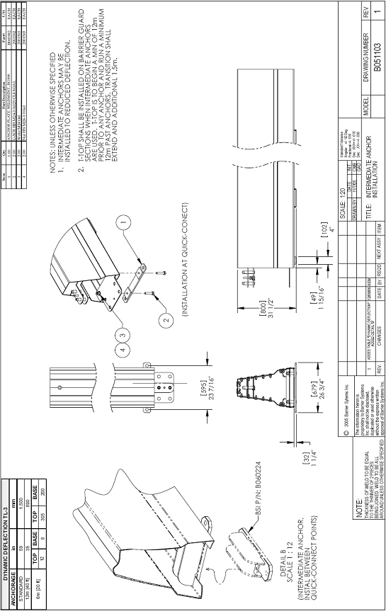 Intermediate Anchor Installation