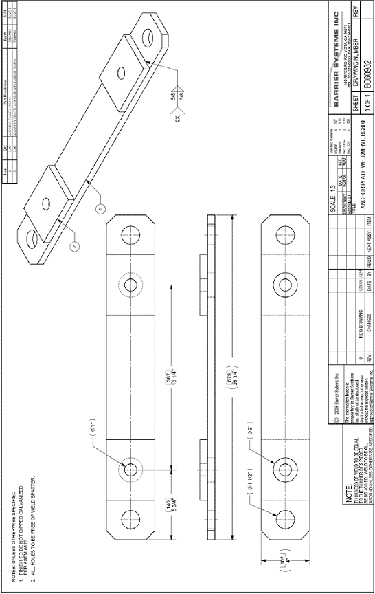 Anchor Plate Weldment