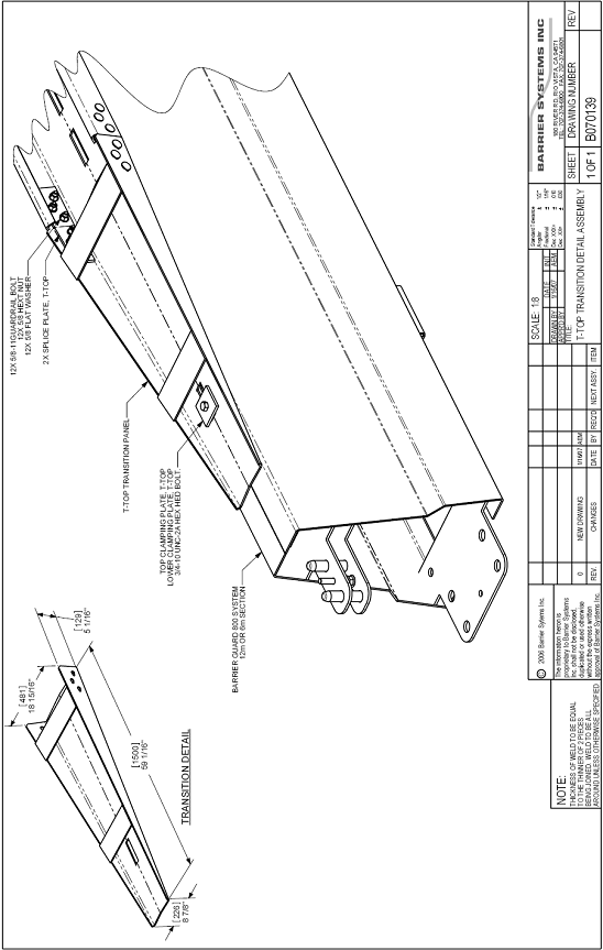 T-Top Transition Detail Assembly