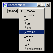 A screengrab of the isometric rotate view button.