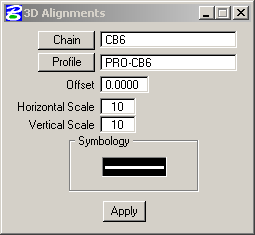 A screengrab of a 3D alignments window.