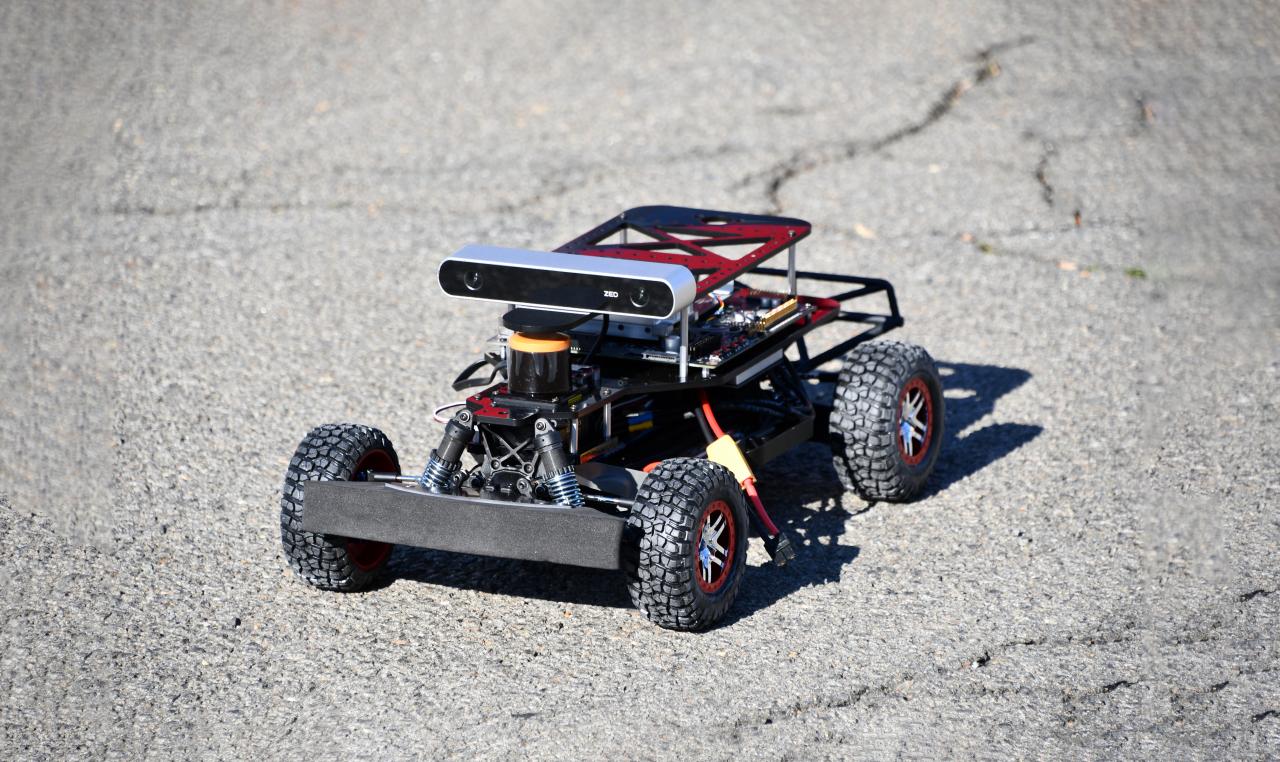 "A small , remote control model vehicle."