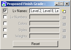 A screen grab of the proposed finish grade dialog.