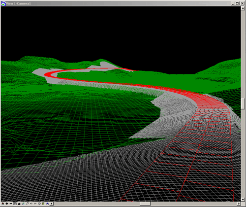 An image of the final Microstation model.