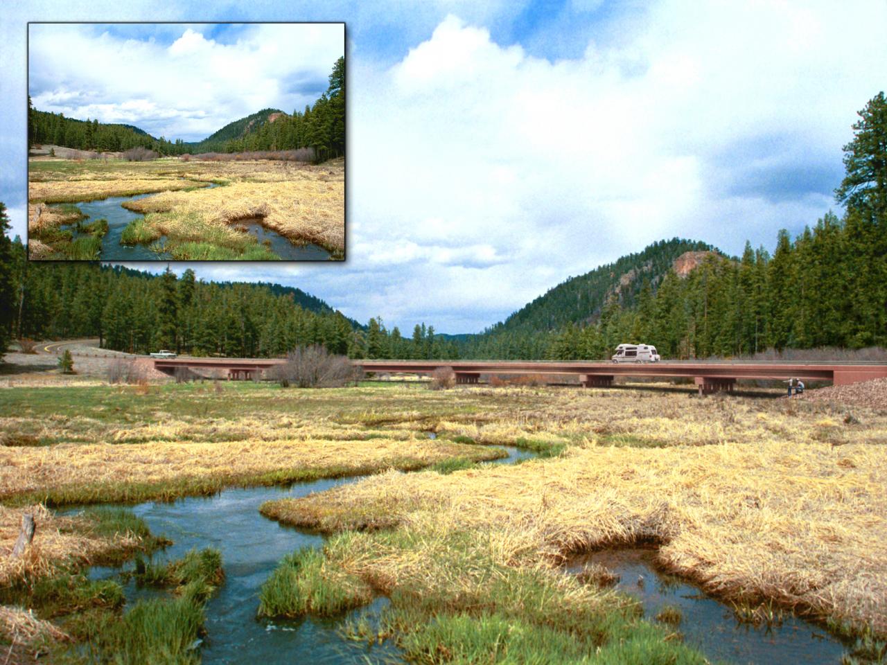 An image of a beautiful field on a clear day.