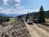 Idaho s Manning Crevice Bridge underwent construction in 2017