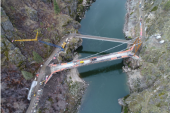 Idaho s Manning Crevice Bridge underwent construction in 2017