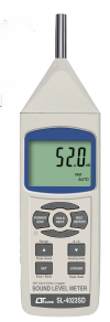 "Sound level meter with digital display"