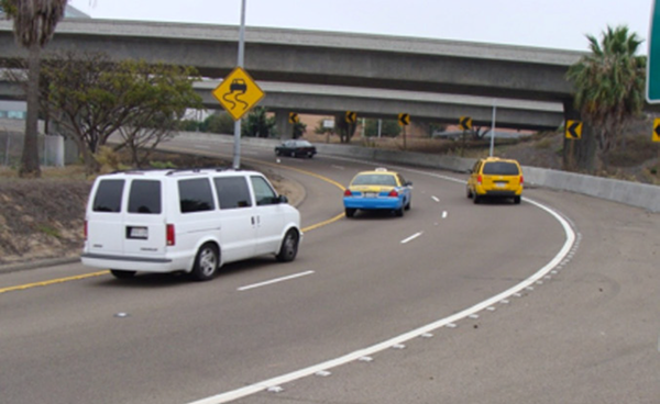 "Photograph of the Sepulveda onramp"