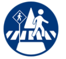 pedestrian crosswalk icon