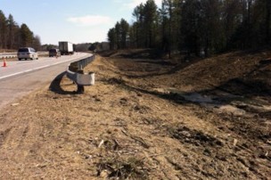 Photo: After tree clearing along the Main Turnpike