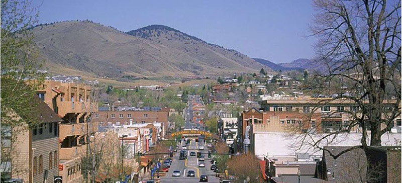 Stock art photo of Golden, Colorado.
