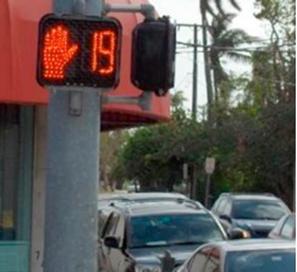 Figure 3.7 Picture of a Pedestrian Countdown Signal