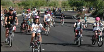 Photo: Children riding bikes