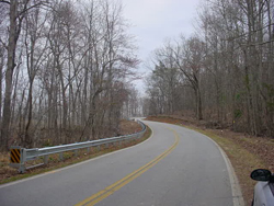 rural road after a road safety audit