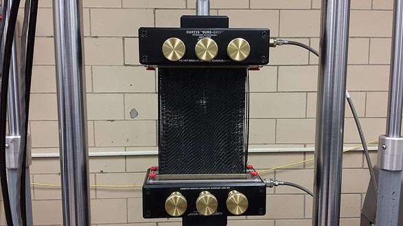 Figure 2. Strength Testing of Geosynthetics