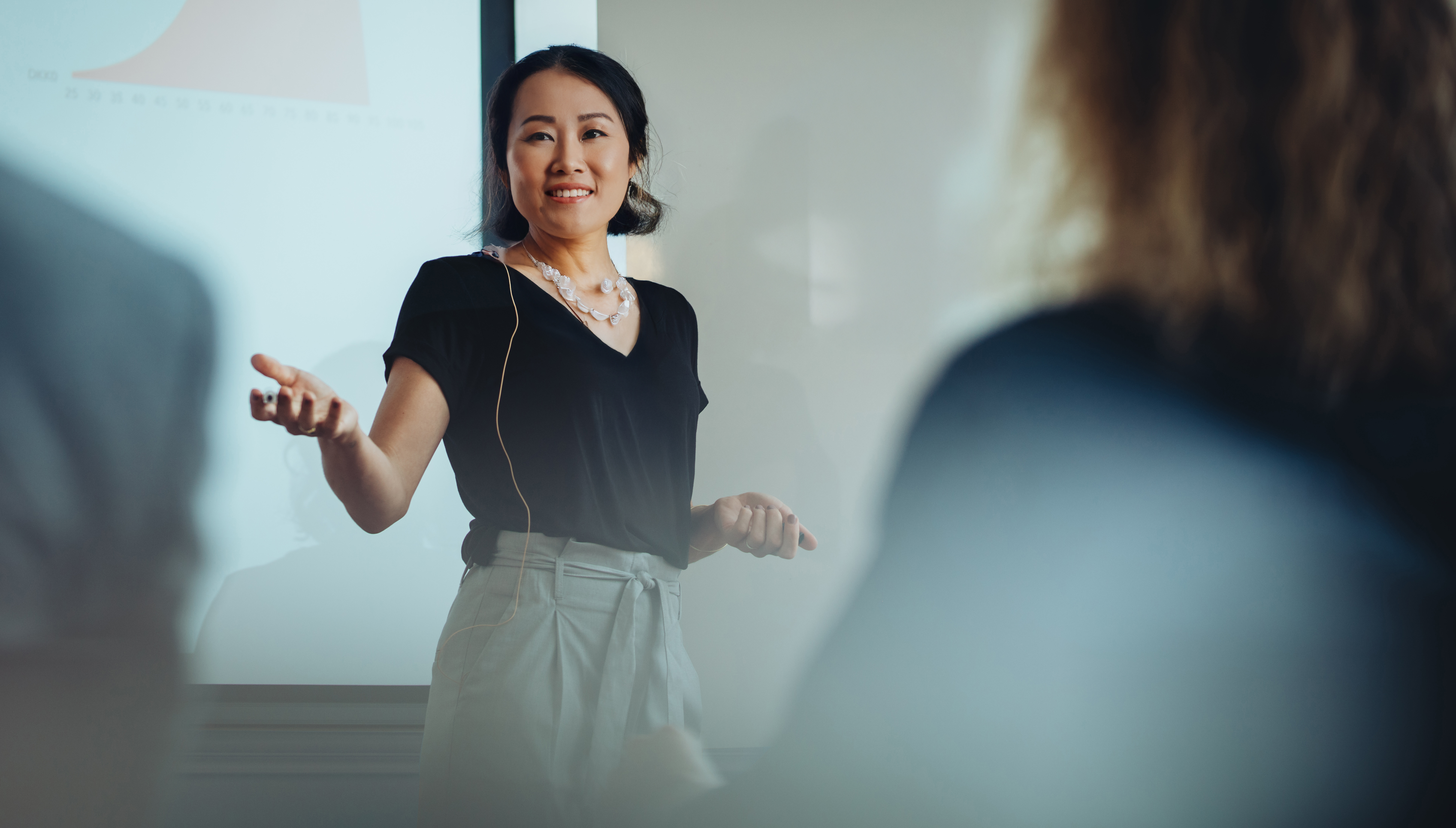Woman teaching