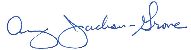 Amy Jackson-Grove's signature 