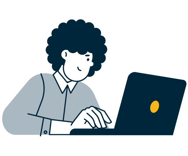 Person on Laptop