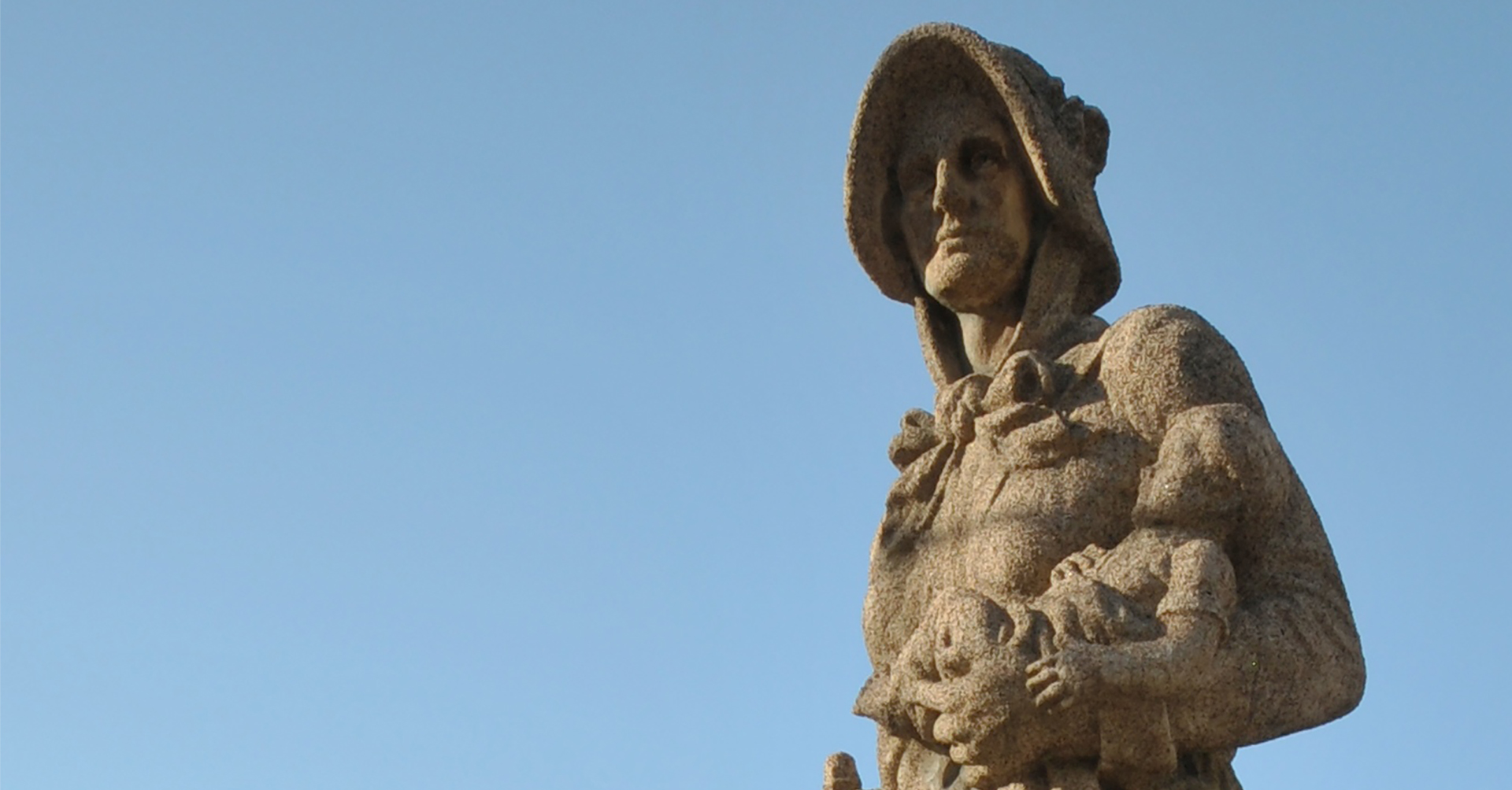 Madonna of the Trail statue in Bethesda, Maryland.