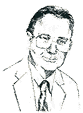 sketch portrait of John A. Youngblood