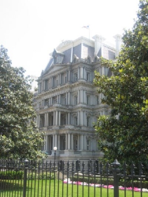 The Old Executive Office Building was renamed the Dwight D. Eisenhower Executive Office Building. President Bill Clinton approved legislation changing the name on November 9, 1999. President George W. Bush participated in a rededication ceremony on May 7, 2002.