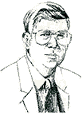 sketch portrait of Rick L. Tomlin